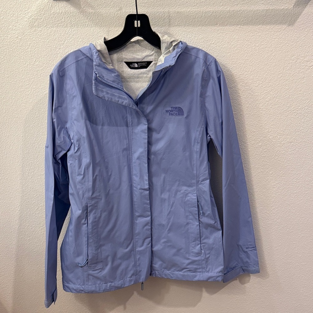 The North Face Women's Light Blue Rain Jacket